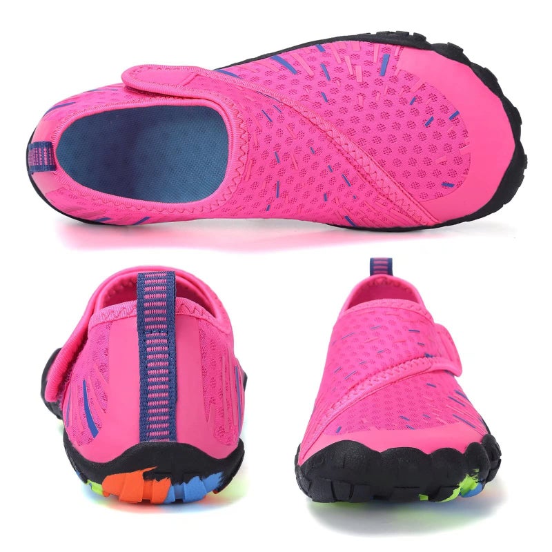 CIOR Boys & Girls Water Shoes Sports Aqua Athletic Sneakers Lightweight Sport Shoes(Toddler/Little Kid/Big Kid) U1ELJSX011-Pink-35 - Image 2